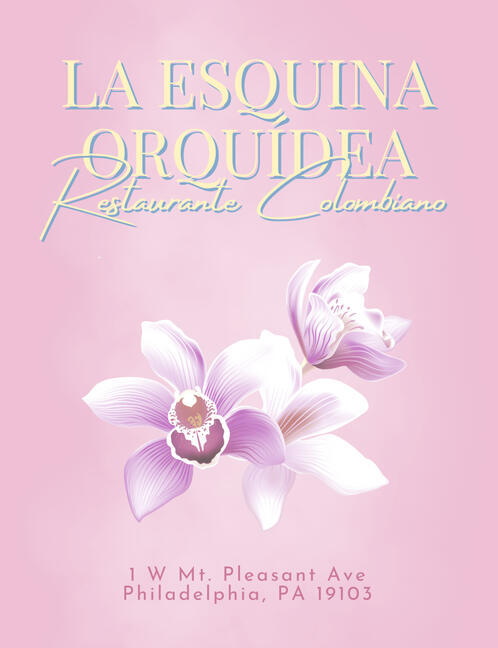 La Esquina Orquídea menu cover.
